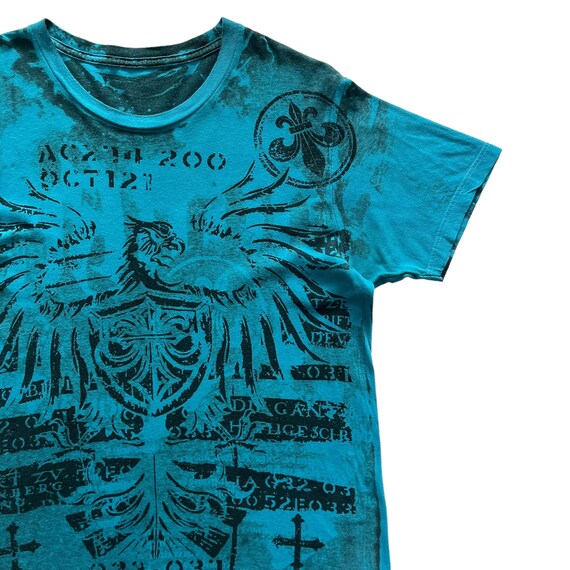 トップス 00s unknown l/s design cross wing grunge Cross Wing Reversible Grunge Cyber Y2K Style T-shirt - Etsy