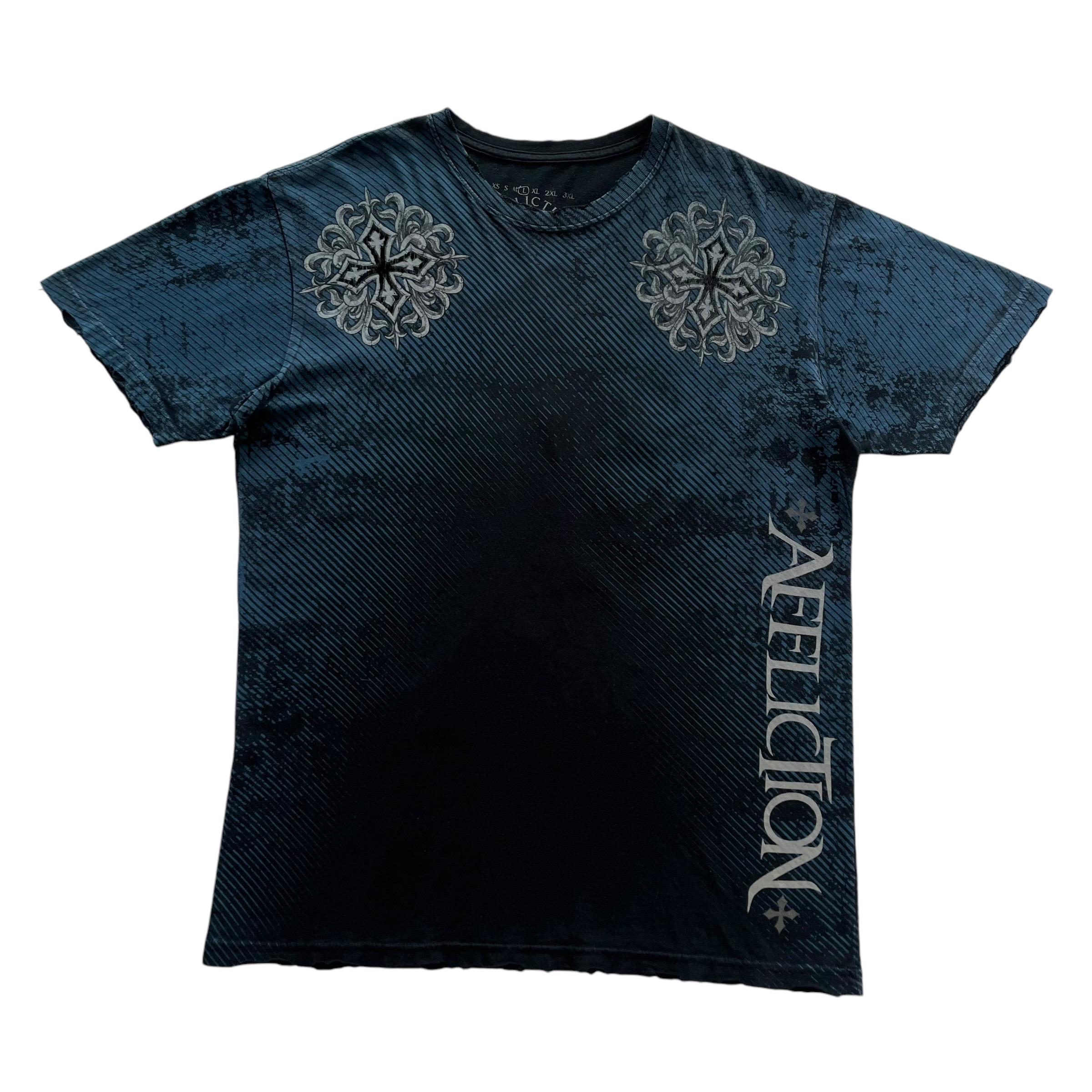 Affliction Cross Grunge Cyber Y2K Style T-shirt - Etsy