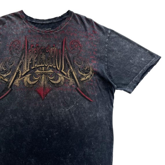 Affliction Skull Cross Wing Grunge Cyber Y2K Style T-shirt - Etsy