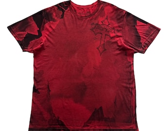 Xzavier Cross Wing Rhinestone Grunge Cyber Y2K Style T-shirt - Etsy