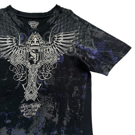 Southpole Cross Wing Grunge Cyber Y2K Style T-shirt - Etsy Southpole Cross Wing Grunge Cyber Y2K Style T-shirt - Etsy