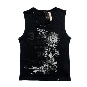 Skull Tank Top Y2k - Etsy