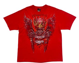Affliction Cross Grunge Cyber Y2K Style T-shirt - Etsy