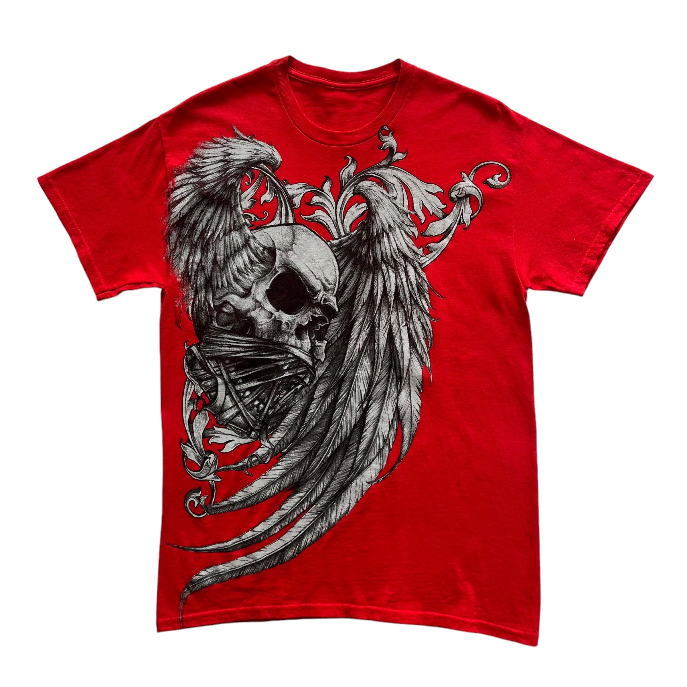 burnings sho y2k スカル カットソー tシャツ ACRO SELECT【アクロ セレクト】Bernings ShoY2Kかすれスカル