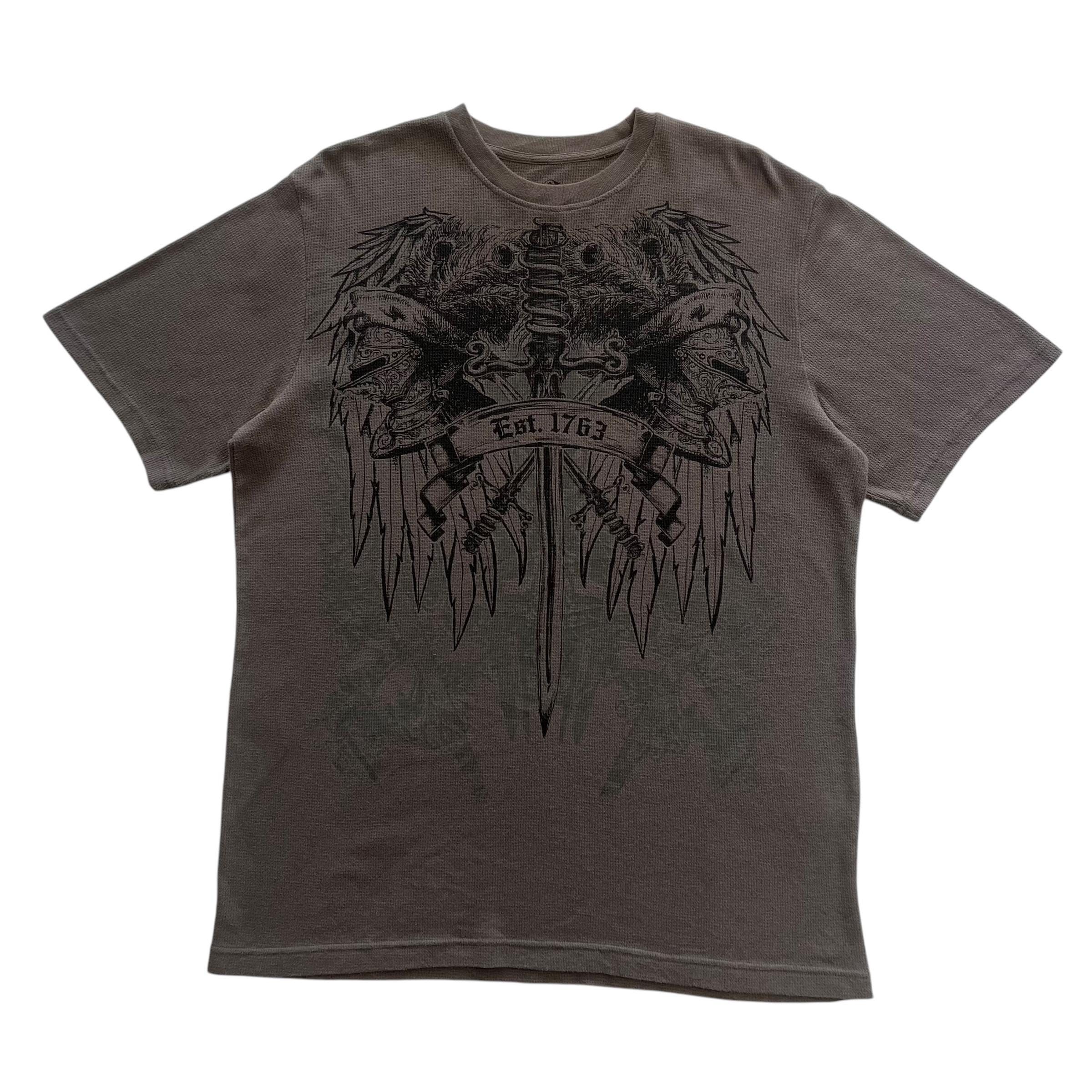 Destruction Sword Wing Grunge Cyber Y2K Style Thermal T