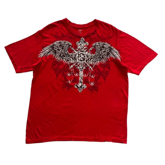 No Boundaries Cross Wing Grunge Cyber Y2K Style T-shirt - Etsy