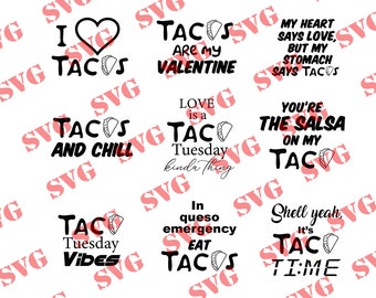 Taco Lover SVG Bundle