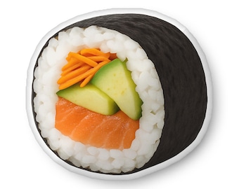 Sushi Roll Plush Pillow – Custom Shaped Food Cushion