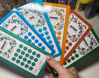 Teen School Holidays Savings Tracker Bundle, Cash Stuffing, Budgeting, Incremental savings, Financial planning, Milestone tracker