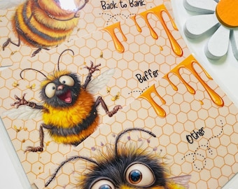 Bumble Bee Shiny Wallets A7 or A6 size