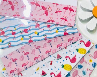 Flamingo Shiny Wallets A7 or A6 size