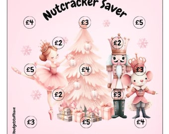 Christmas Nutcracker Mini Tracker, Cash Stuffing, Budgeting, Budget Binder, Tracker, Save, Money, Challenge