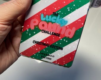 The Lucky Pound Challenge CHRISTMAS EDITION, Cash Stuffing, Budget Binder Trackers, Save Money, Cash Envelopes, Budgeting