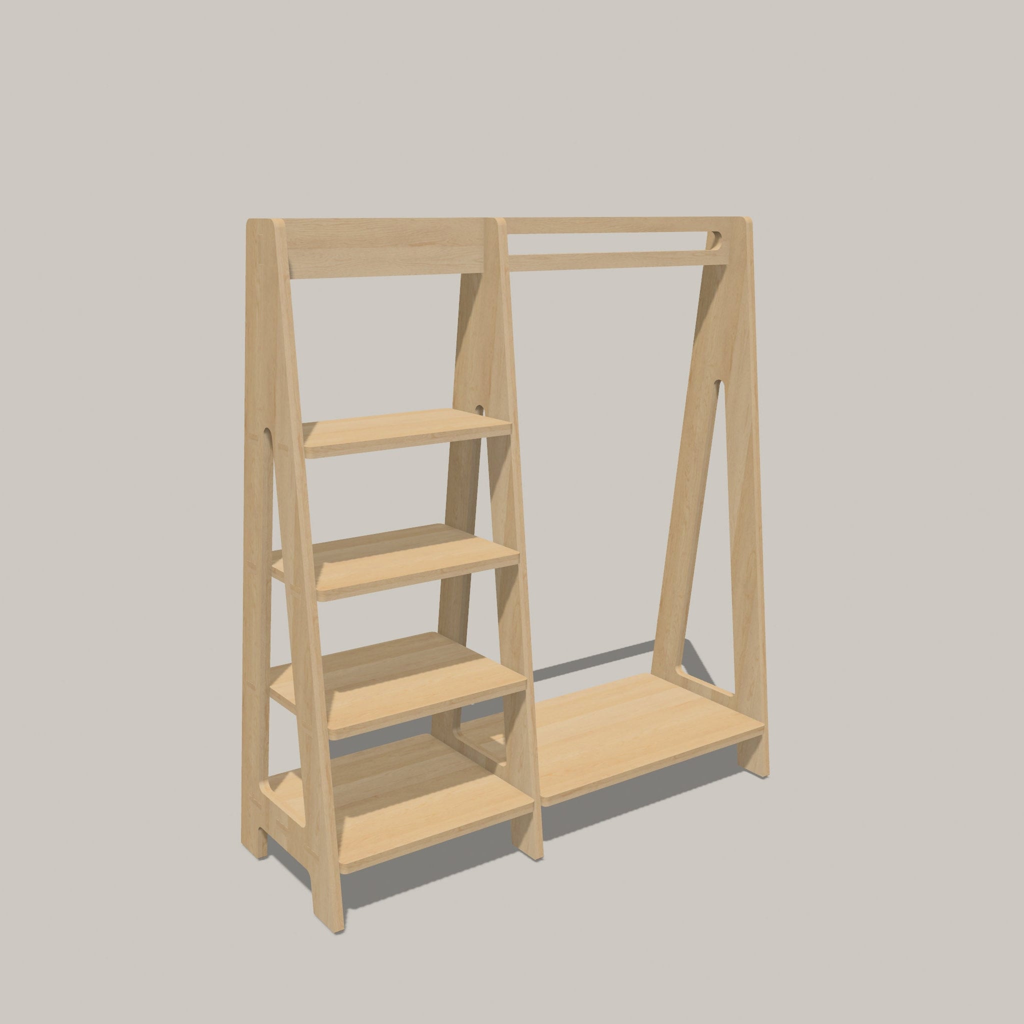 Buy Clothing Rack Wood Online In India India