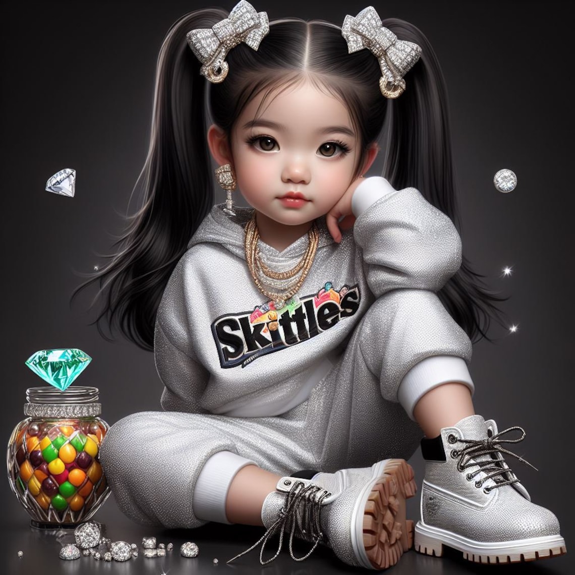 skittles bow tie