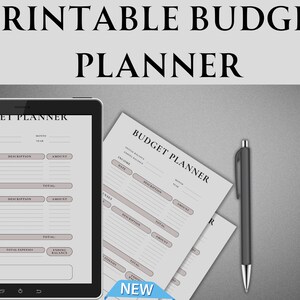 Budget Planner Printable, Finance Tracker, Finance Planner, Printable Budget, Budget Planner, Printable Budget Planner, US Letter Planner,A4