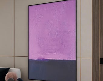 Mark Rothko Purple Sky Canvas Painting, Mark Rothko Wall Painting, Home Decor, Modern Artwork, Wall Art, Gift, Ready to Hang Canvas Painting