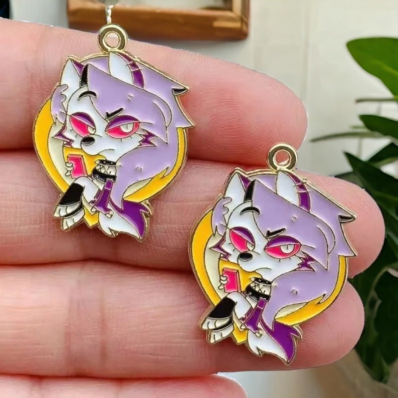 Helluva Boss metalen badge-collectie Emaille pin Unieke anime-fanaccessoires Wordt alleen samen verkocht als set van 10 10x Loona