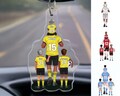 Football Dad Car Charm Personalised | Custom Football Team | Father's Day Gift | Grandad Gift | Acrylic Car Hanger Gift for Daddy from Kids product logo