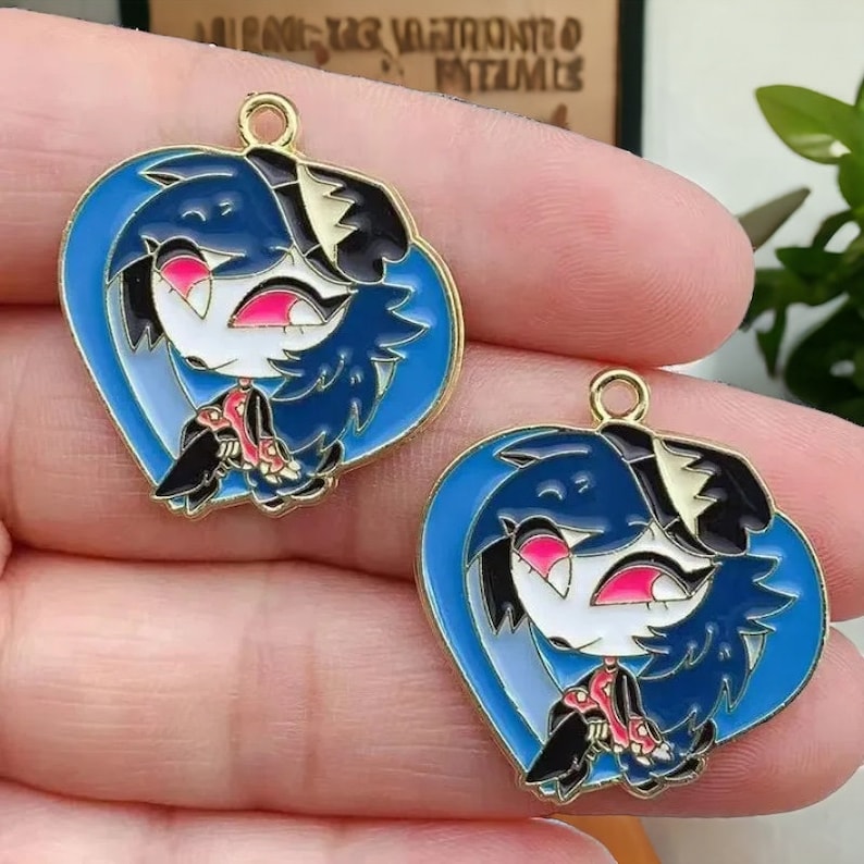 Helluva Boss metalen badge-collectie Emaille pin Unieke anime-fanaccessoires Wordt alleen samen verkocht als set van 10 10x Octavia