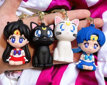 Sailor Moon Schlüsselanhänger | Einzigartige Anime Fan Accessoire | Wird einzeln verkauft