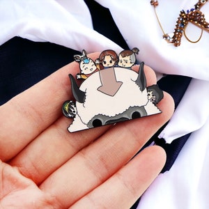 The Last Airbinder Anime Boy Buffalo Enamel Pins | Unique Anime Fan Accessory | Sold Individually