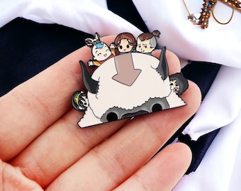 The Last Airbinder Anime Boy Buffalo Enamel Pins | Unique Anime Fan Accessory | Sold Individually