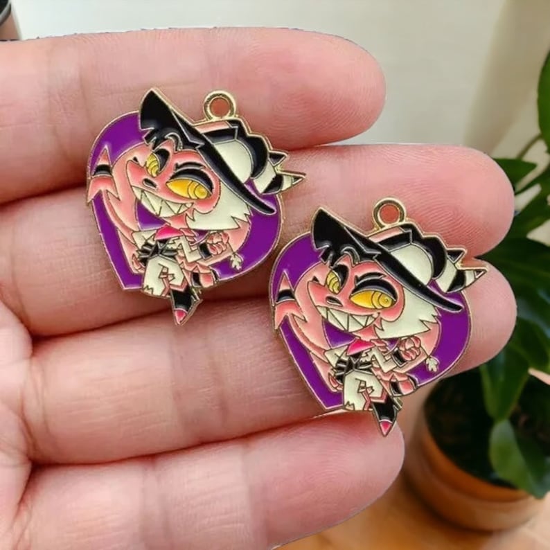 Helluva Boss Metall Abzeichen Kollektion Emaille Pin Einzigartige Anime Fan Accessoires Wird nur zusammen als Set von 10 verkauft 10x Striker