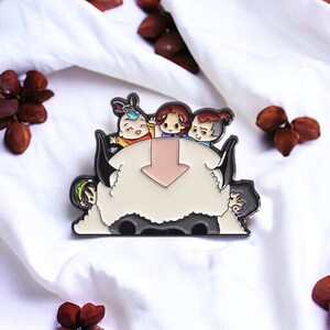 The Last Airbinder Anime Boy Buffalo Enamel Pins Unique Anime Fan Accessory Sold Individually zdjęcie 2