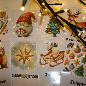 Weihnachtskarten | 15 Karten | Digitales Material | 3 Sprachen: Norwegisch, Englisch, Ukrainisch