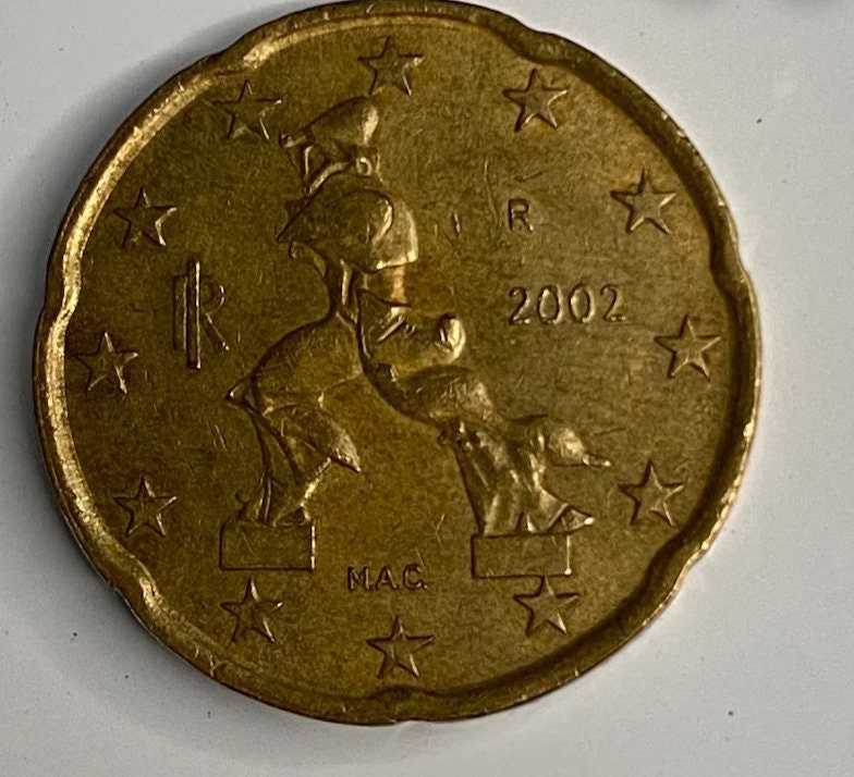 Italian 10 cent coin - Etsy 日本