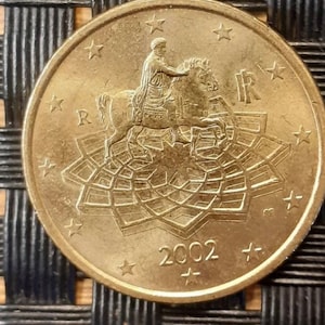 Rare 50 euro cents 2002 Italy