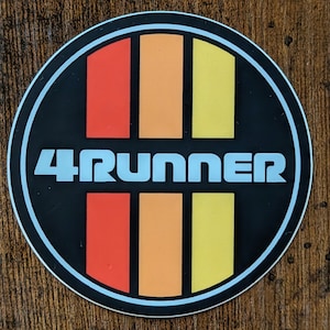 4runner Vinyl Sticker / Car Decal - Japanese Vintage Retro 4Runnner Landcruiser   Tacoma Tundra TRD FJ Cruiser SR5 Hilux 4WD 4X4