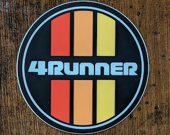 TOYOTA Sticker Retro Tacoma 4Runner Land Cruiser FJ Rav4 Set Of - Foto 7