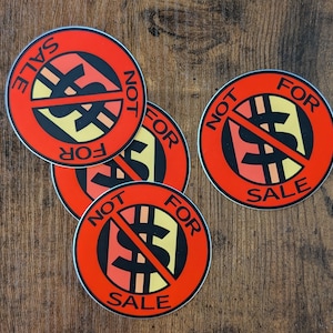 Not For Sale - Vinyl Sticker / Car Decal - Toyota Japanese Vintage Retro 4Runnner Landcruiser Tacoma Tundra TRD FJ Cruiser SR5 Hilux 4WD 4X4