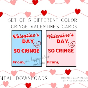 de Saint-Valentin imprimables pour enfants | Saint-Valentin à l'école et en classe | Étiquette-cadeau Gâterie| Téléchargement numérique instantané | grincer des dents, dire