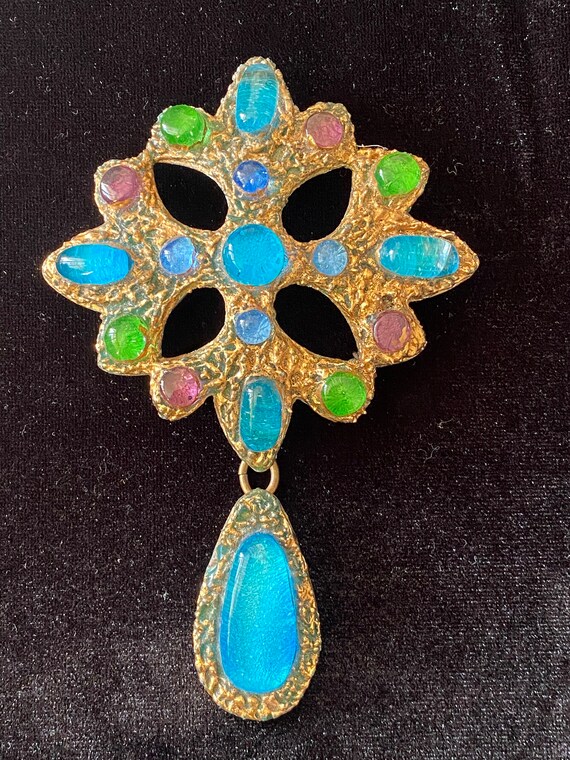 Bracelet En Émaux De Limoges - Bijou Artisanal Vintage - Occasion