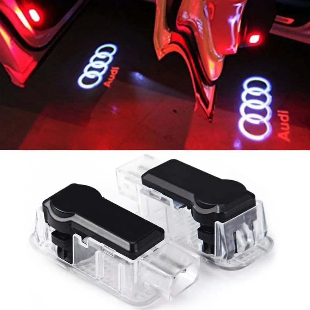 2pcs AUDI LED Projector Welcome Light for AUDI Car Door Projection