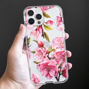 Pink Peonies Case for IPhone 15 14 13 12 Pro Max Mini / Lush Flowers Cover Google Pixel 8 7 6 5 Pro 5G / Samsung S24 23 22 Plus Ultra