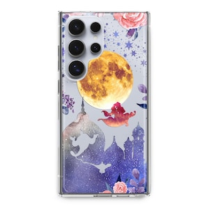 Watercolor Aladdin Case IPhone 16 15 14 13 Pro Max Mini / Princess Disney Cover Google Pixel 9 8 7 6 5 Pro XL / Samsung S24 23 22 Plus Ultra