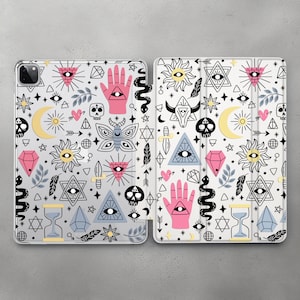 All-Seeing Eye Art case For Apple iPad Pro 10.5 11 12.9 13 2022 2024 Magic Book Symbols cover Mini 7 6 5 iPad Air 3 4 5 11 13 iPad 10.2 10.9