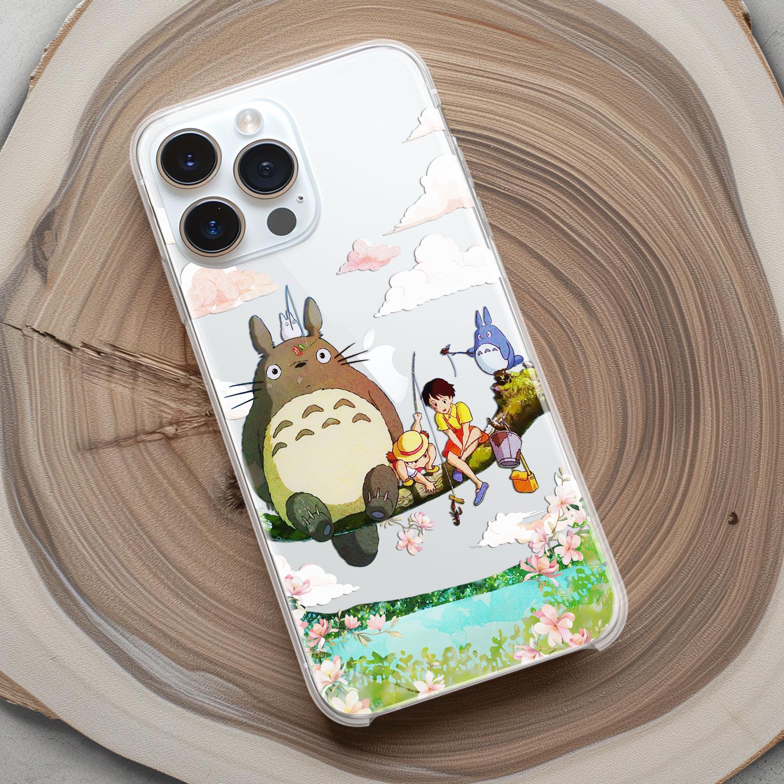 Totoro Anime Phone Case: Silicone Cover for Iphone, Samsung, Pixel - Etsy