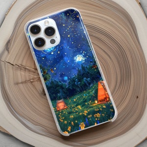 Night Summer Sky Case for IPhone 15 14 13 Pro Max Mini / Happy Moments Cover Google Pixel 8 7 6 5 Pro 5G / Samsung S24 23 22 Plus Ultra