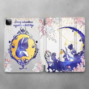 Alice In Wonderland case For Apple iPad Pro 10.5 11 12.9 13 2024 / Hatter Master Cover Mini 7 6 5 iPad Air 3 4 5 11 13 iPad 10.2 10.9 Gen 9
