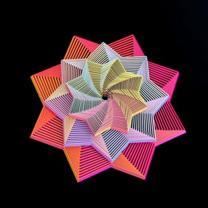 HYPNO STAR, The Most Satisfying 3d Printed Fidget. Satisfying Tactile Sensory Toy, Euphoric sounds with Hypnotic Visuals