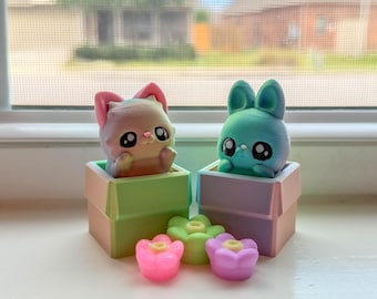 3D Printed Animal Keyboard Fidget Clicker Sensory Toy Desk Toy