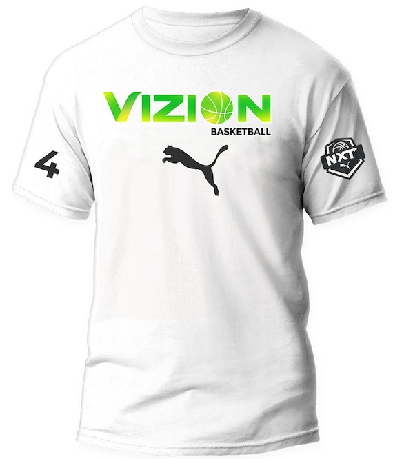 Vizion/nxtpro WHT/GRN Compression Shirt (#number's Included