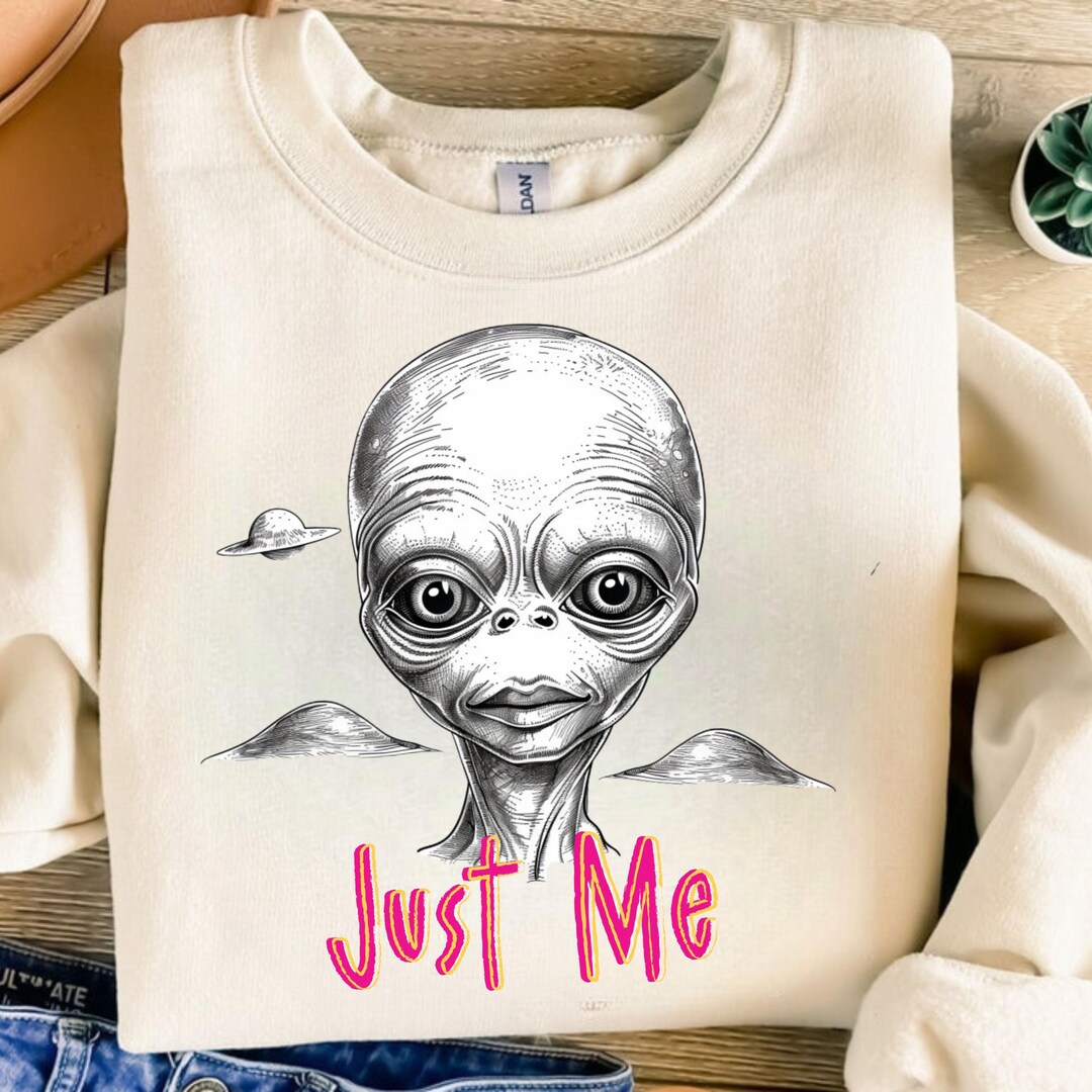Alien Graphic Tshirt Png, UFO Shirt Png, Funny Tshirt Design, Alien Fan ...