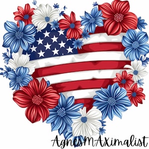 4th of July USA Flag PNG, USA Flag Clipart, American Flag Clipart, America Clipart, Digital Download, Paper Craft, Patriotic Clip Art