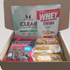Gym Protein Gift Box, Protein Bar, Boyfriend Birthday Gift, Fathers Day Gym Gift, Birthday protein gift, Gym Hamper, Protein supplements